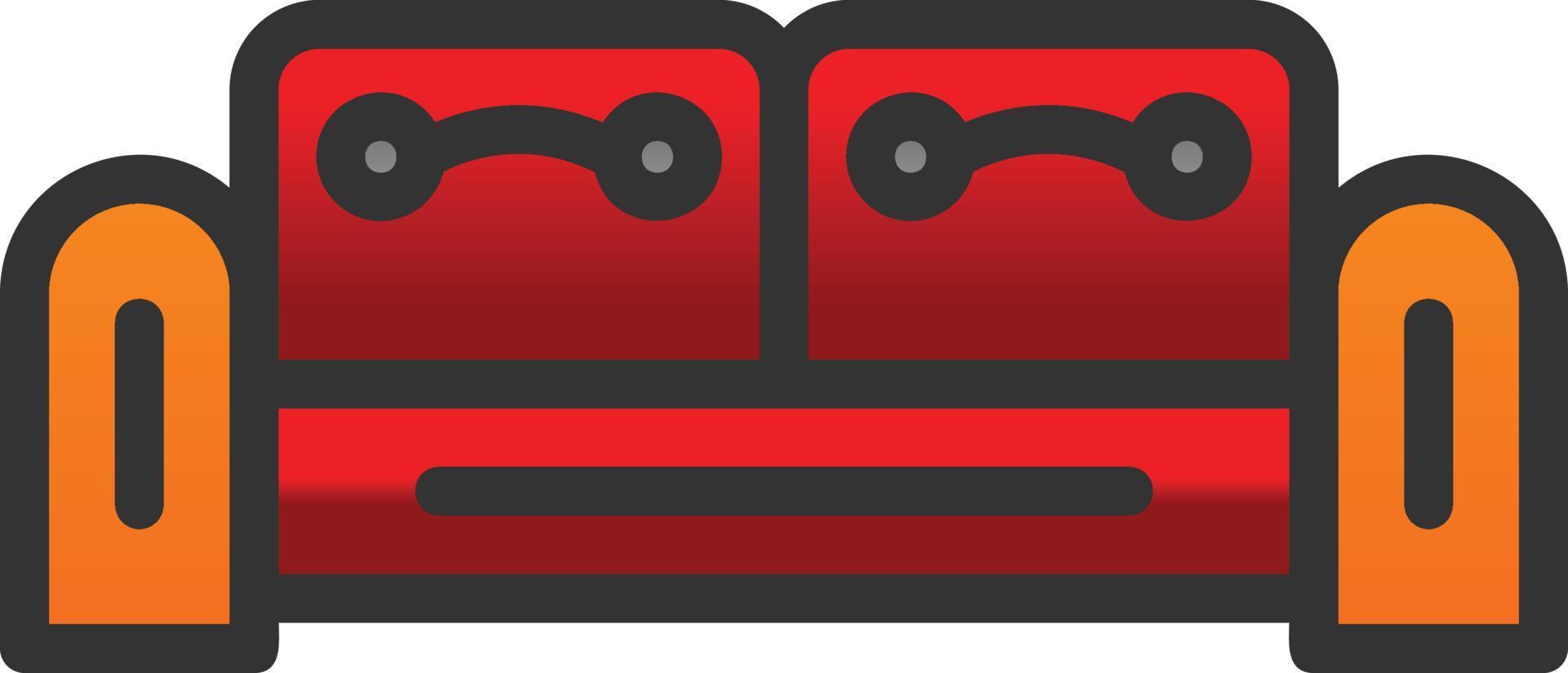 Sofa Vector Icon Design