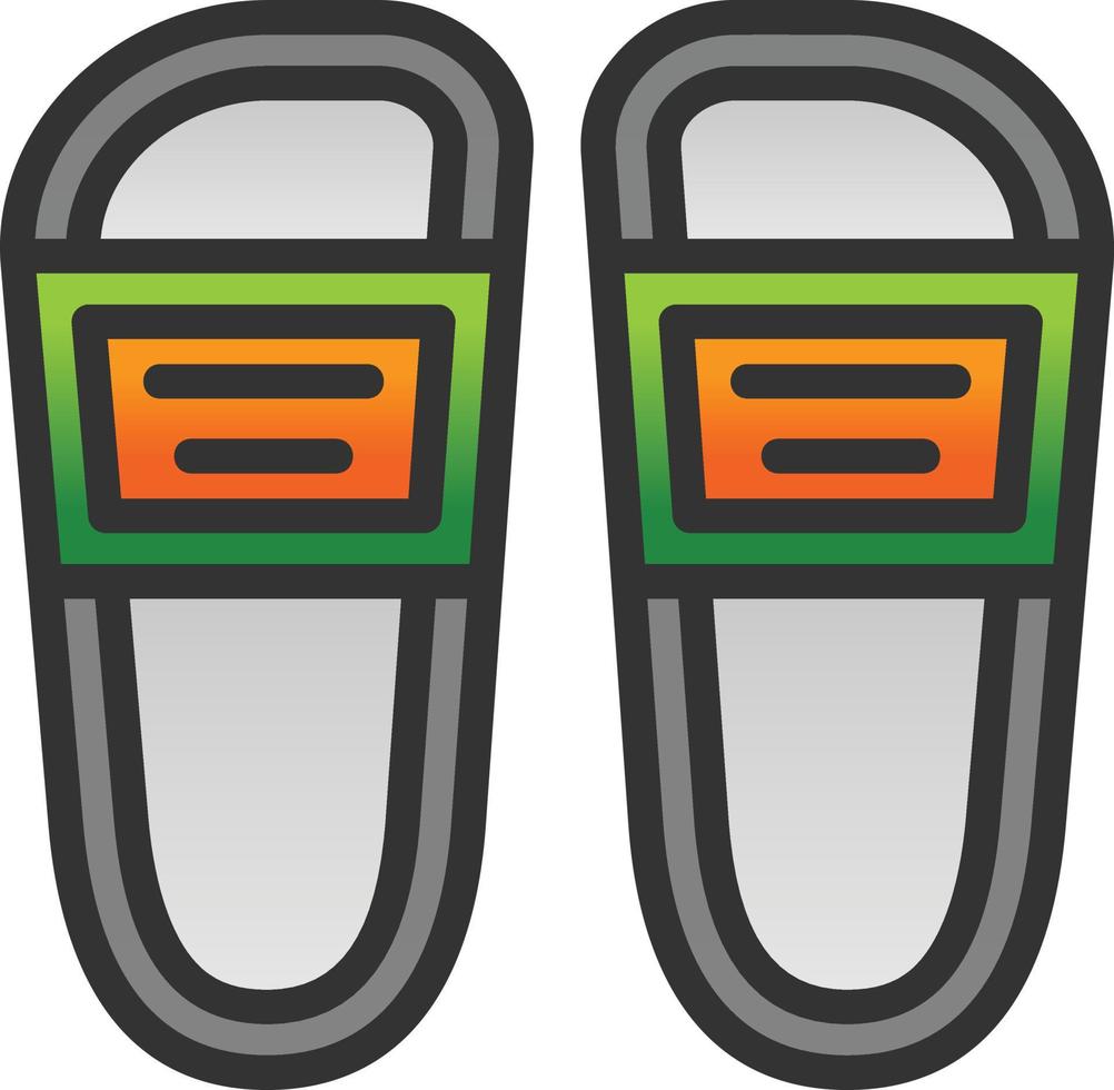 diseño de icono de vector de zapatillas