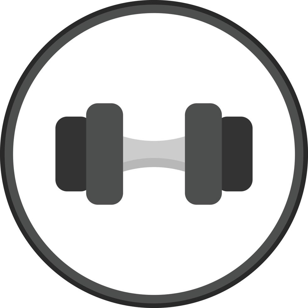 Dumbbell Vector Icon Design