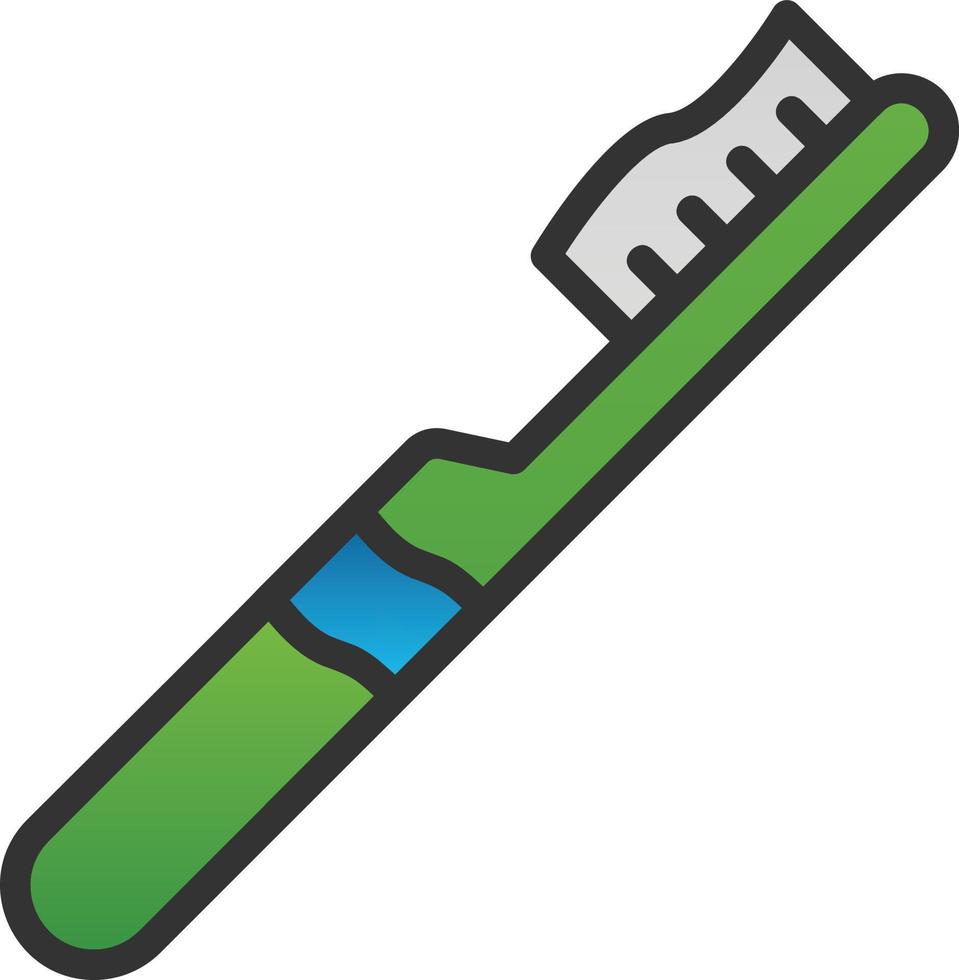 Toothbrush Vector Icon Design