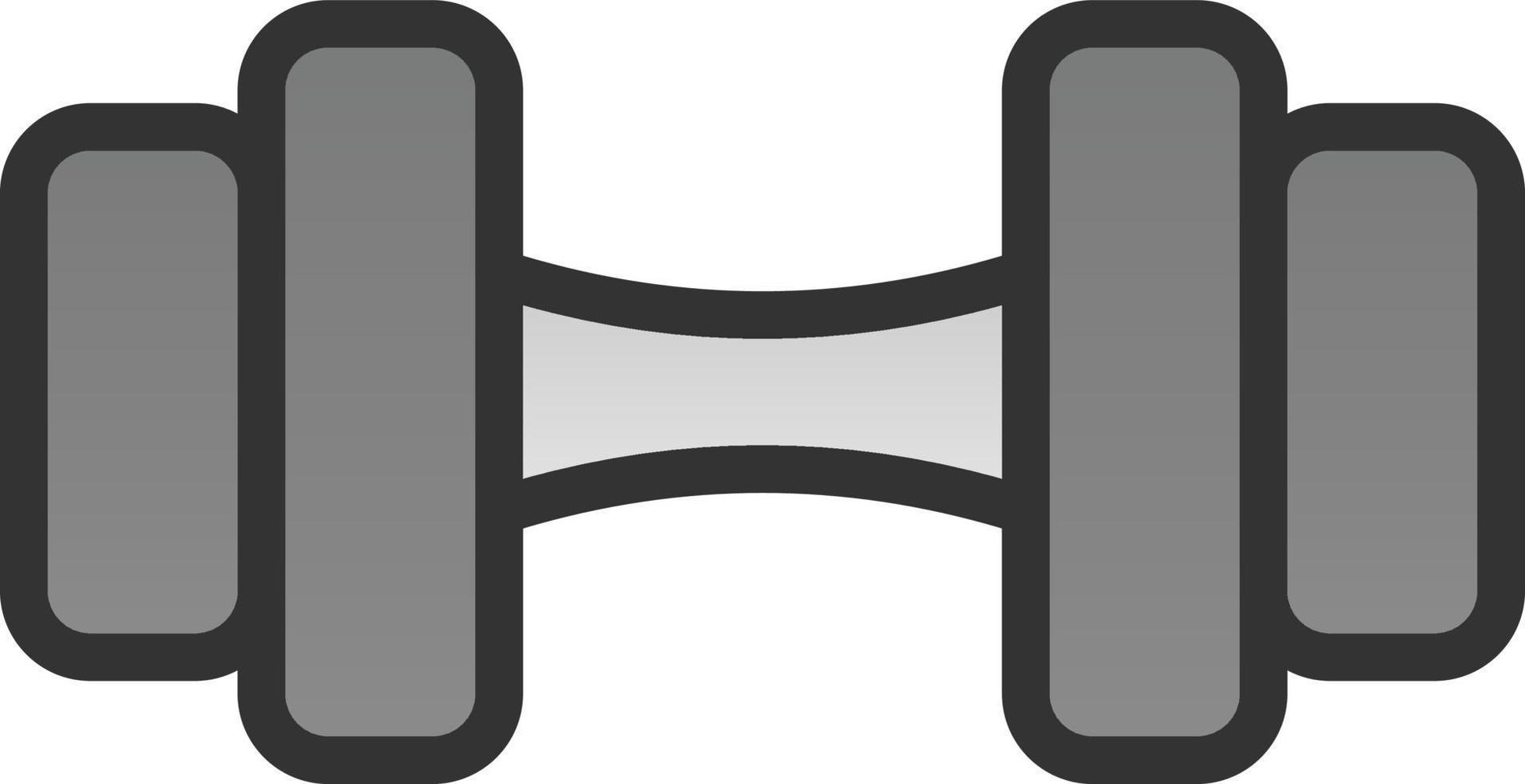 Dumbbell Vector Icon Design