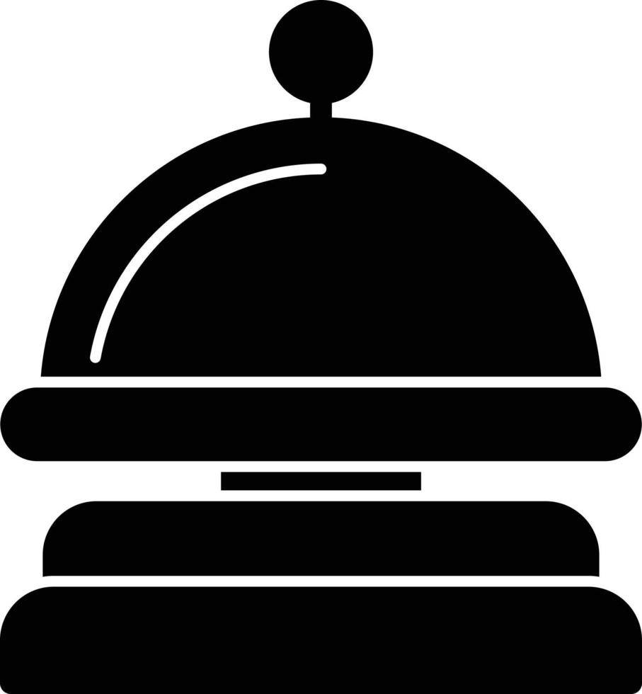 diseño de icono de vector de campana de hotel