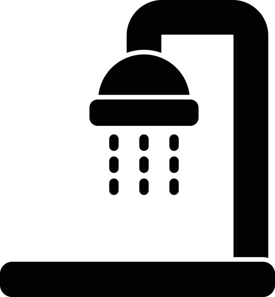 Shower Vector Icon Design