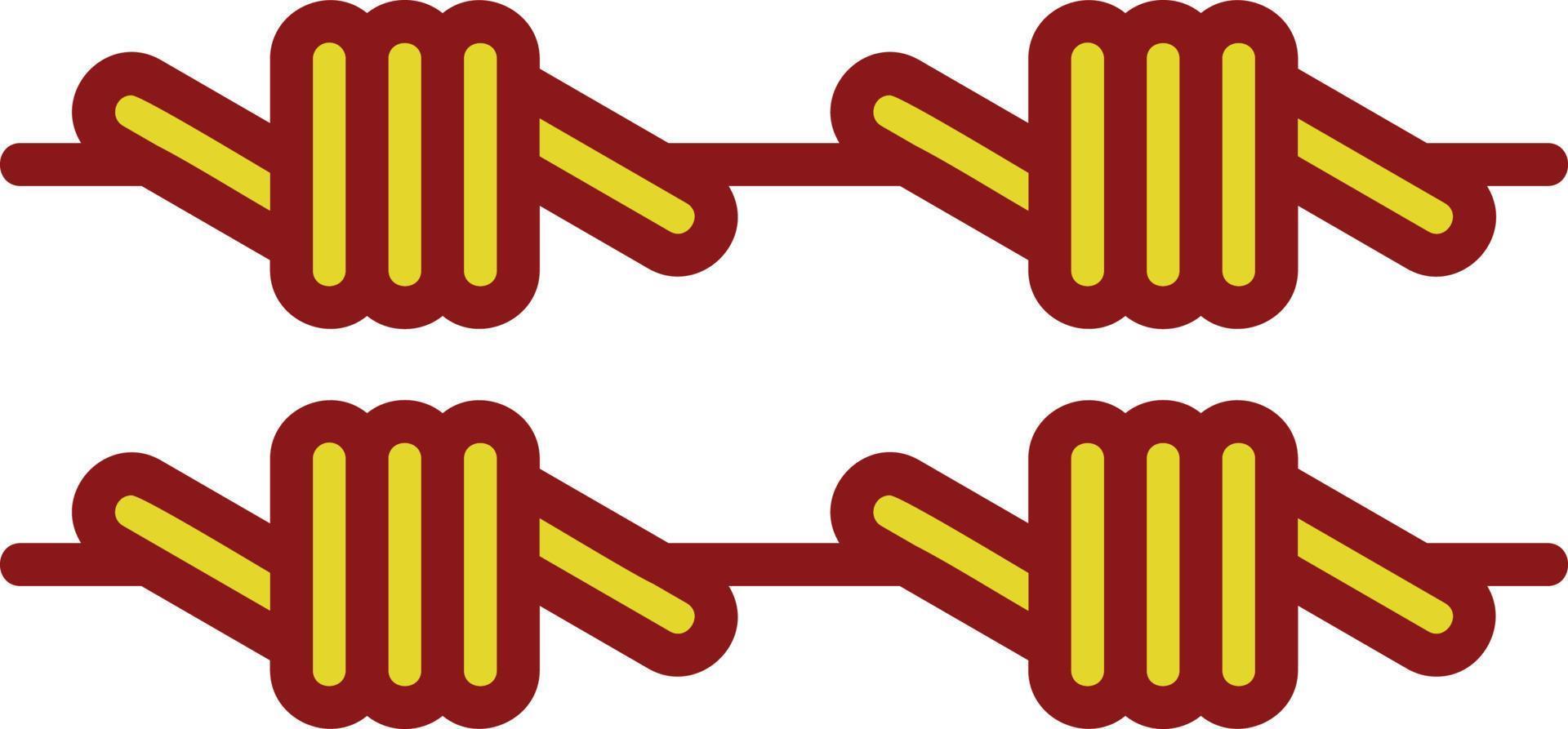 Barbed Wire Vector Icon