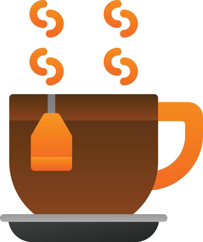 Tea Mug Vector Icon Design