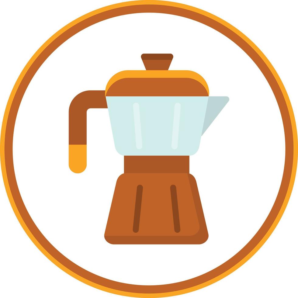 Coffee Pot Vector Icon Design