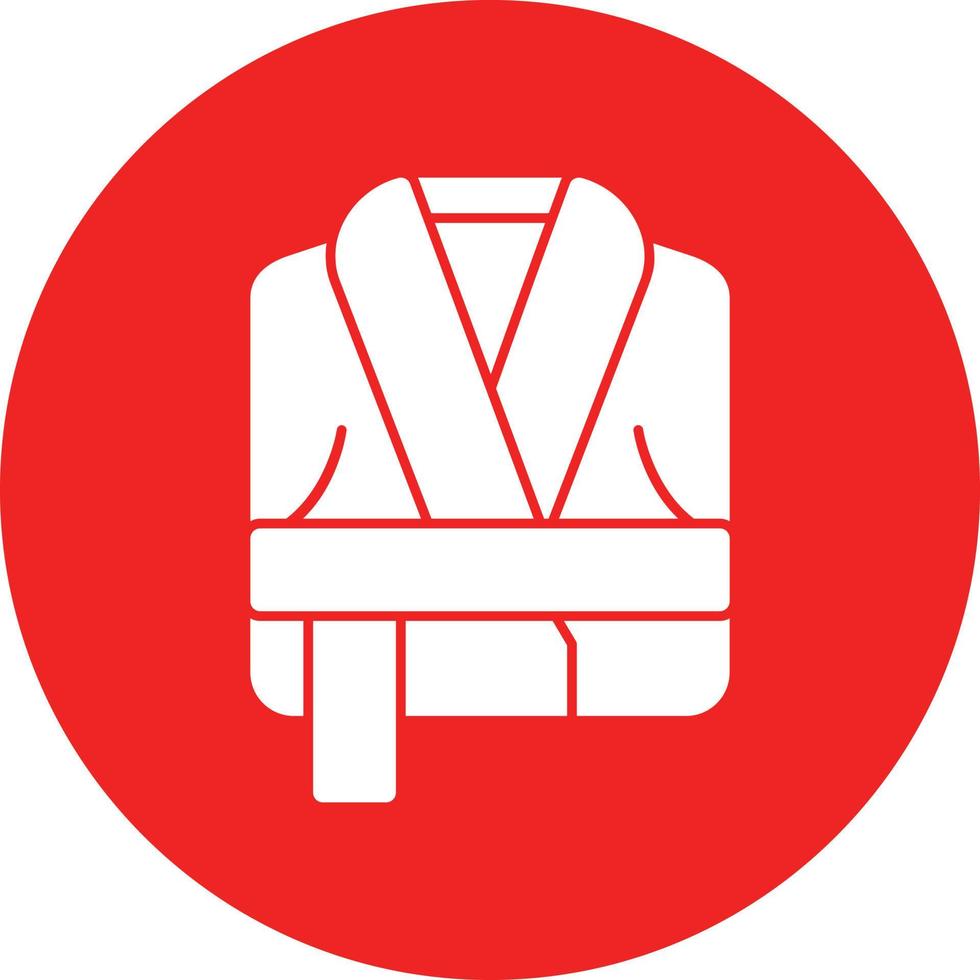 Bathrobe Vector Icon Design