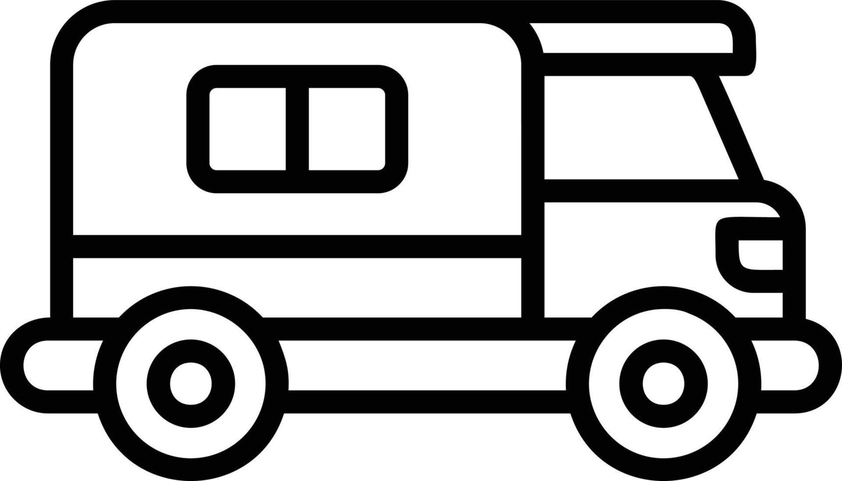 Truck Line Icon vector