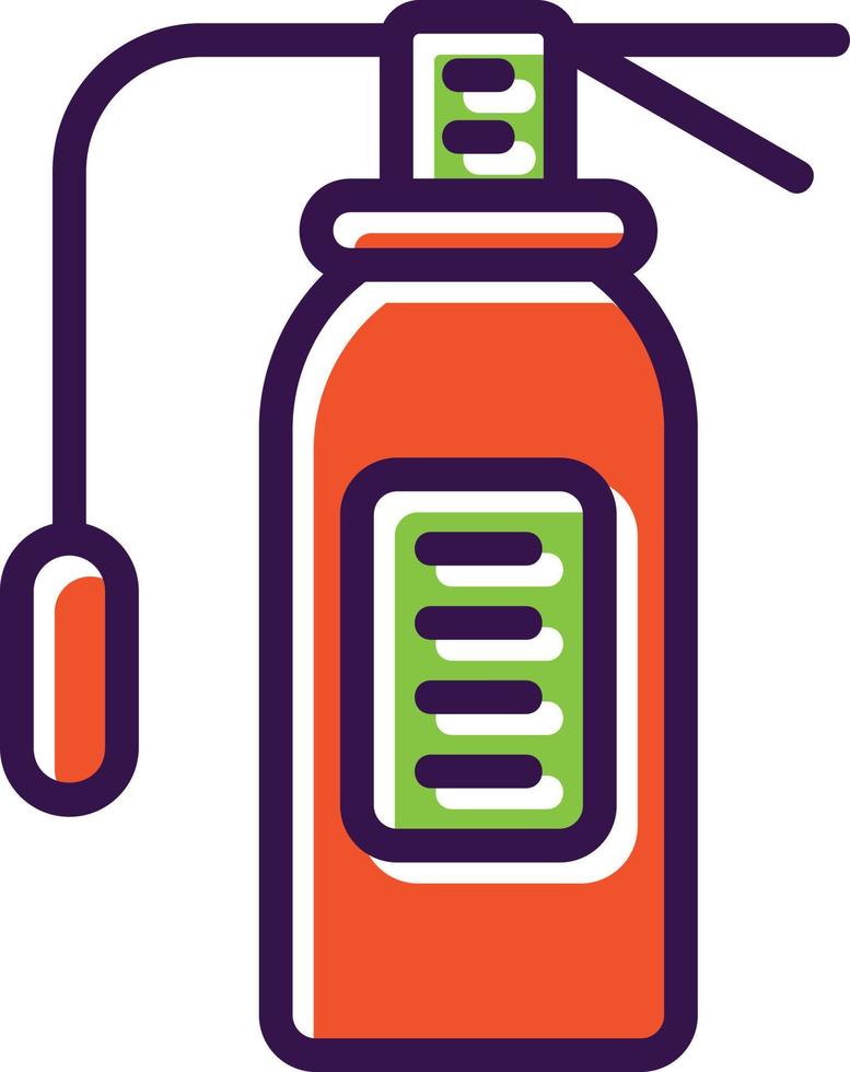 Fire Extinguisher Vector Icon Design