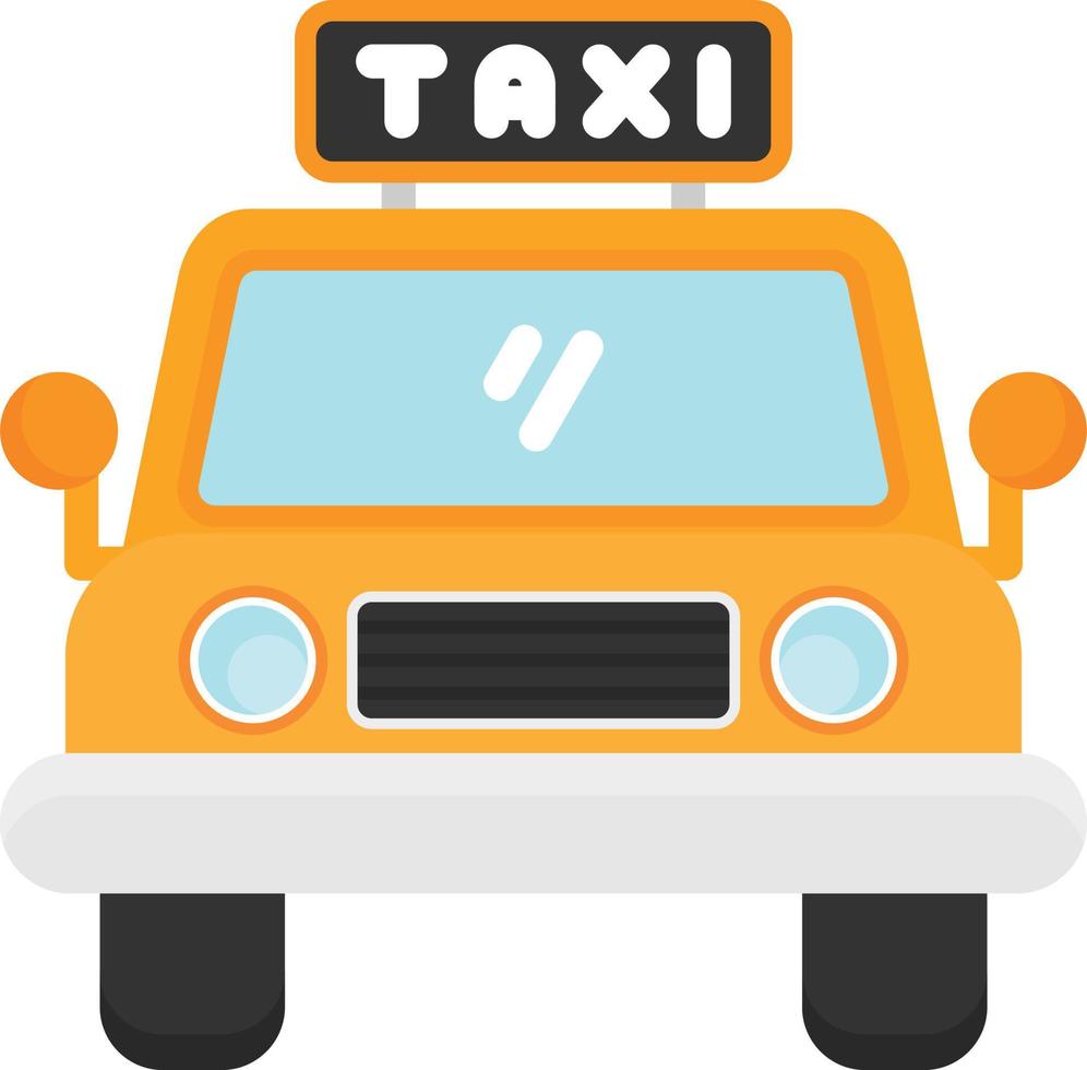 Taxi Vector Icon Design