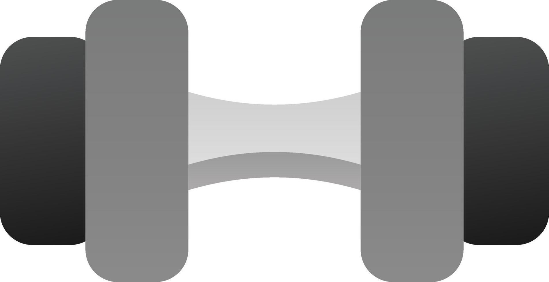 Dumbbell Vector Icon Design