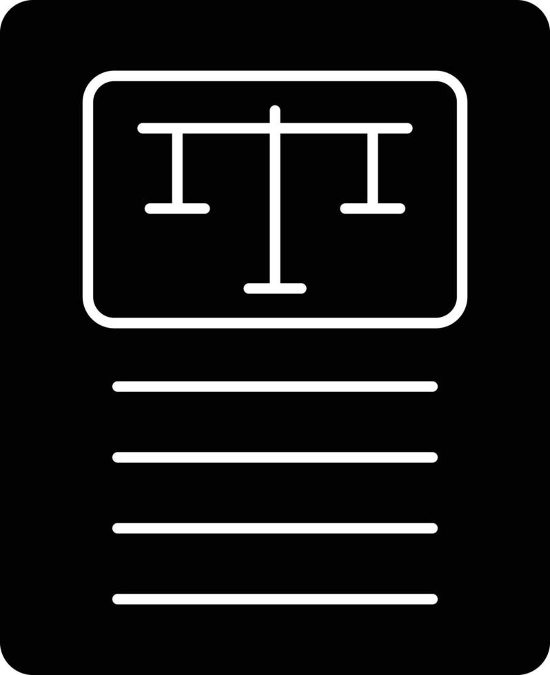Civil Right Glyph Icon vector