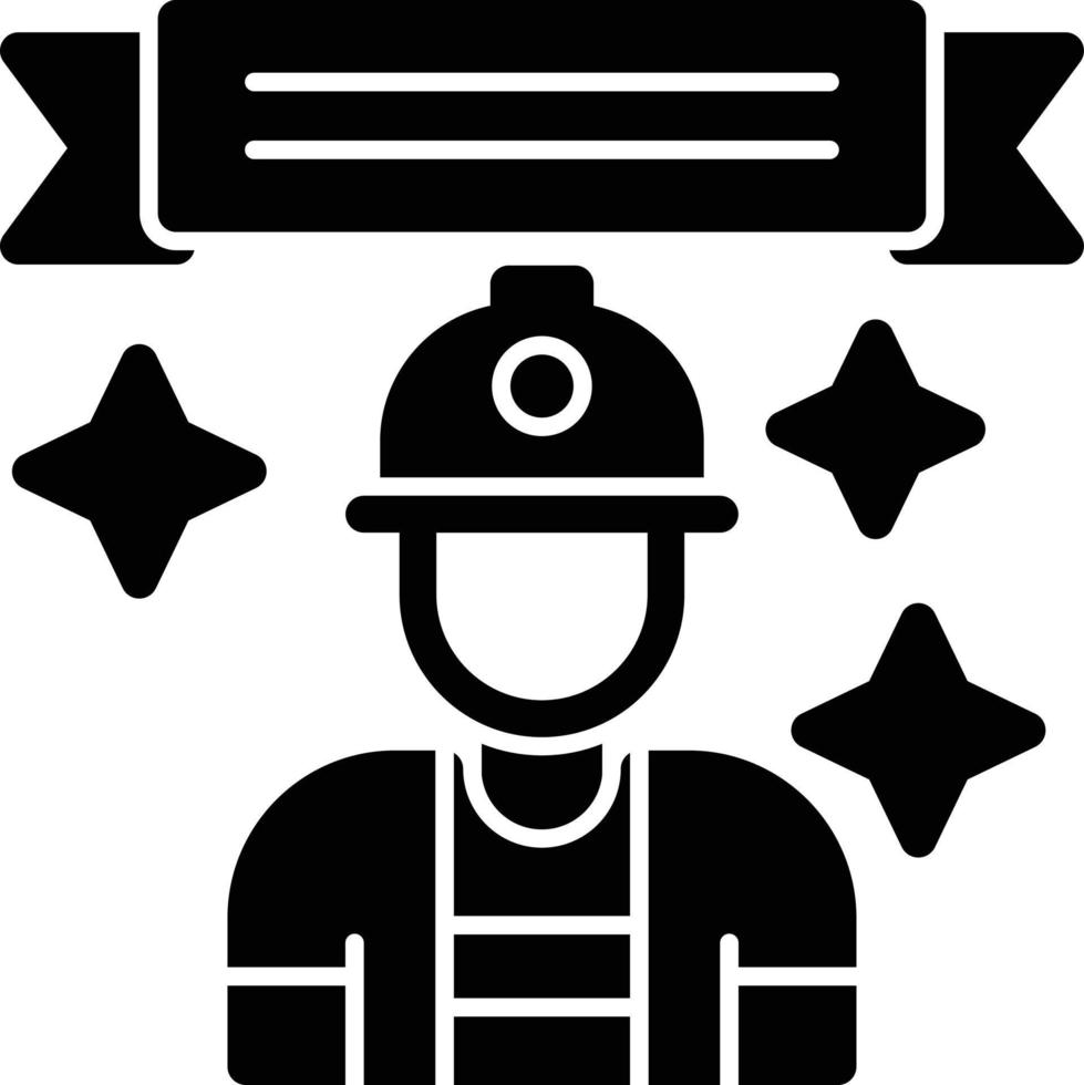 Labour Day Glyph Icon vector