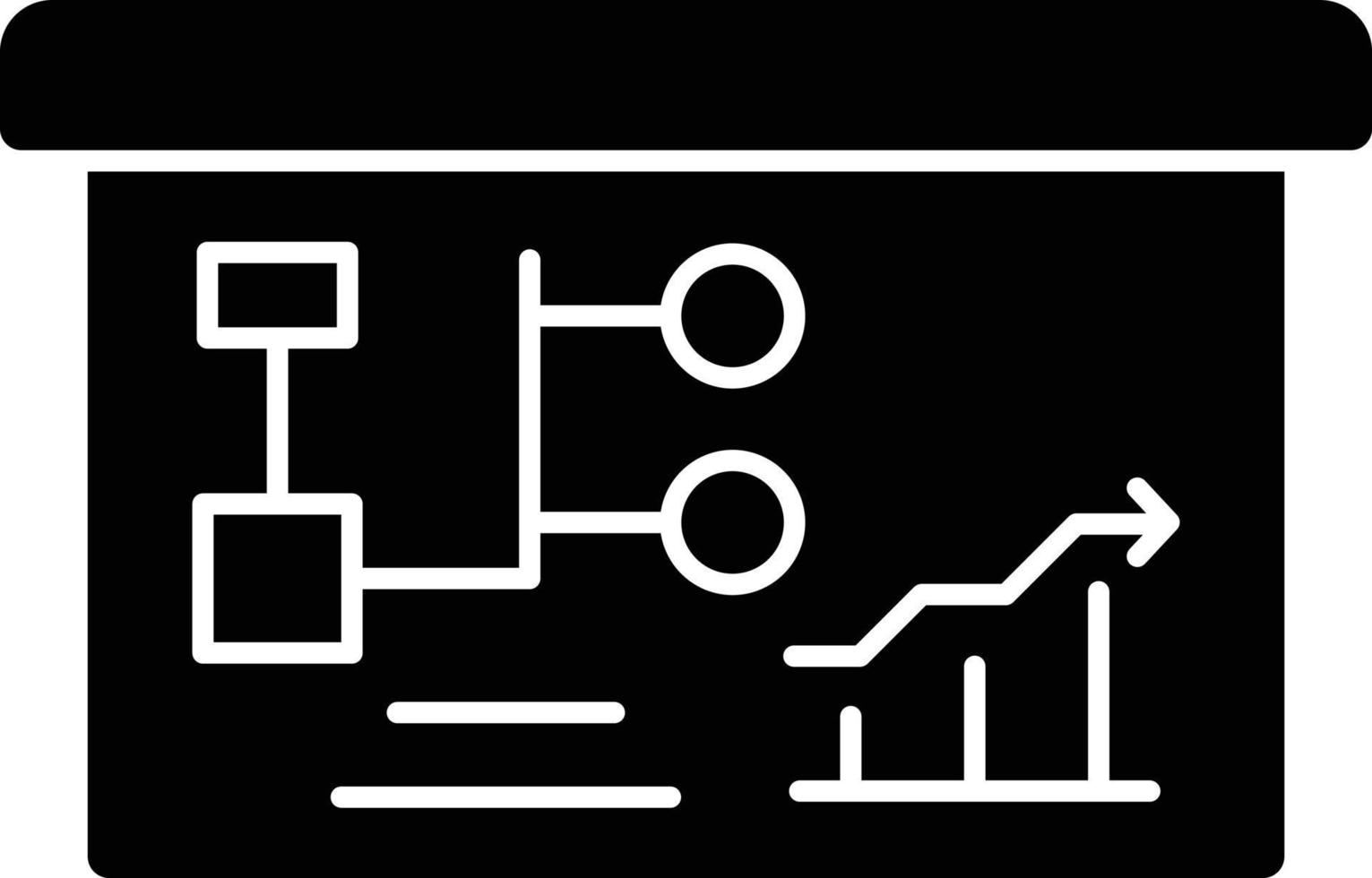 Business Plan Glyph Icon vector
