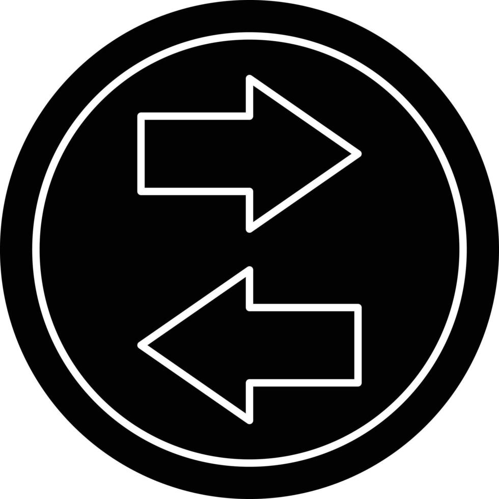 Transfer Glyph Icon vector