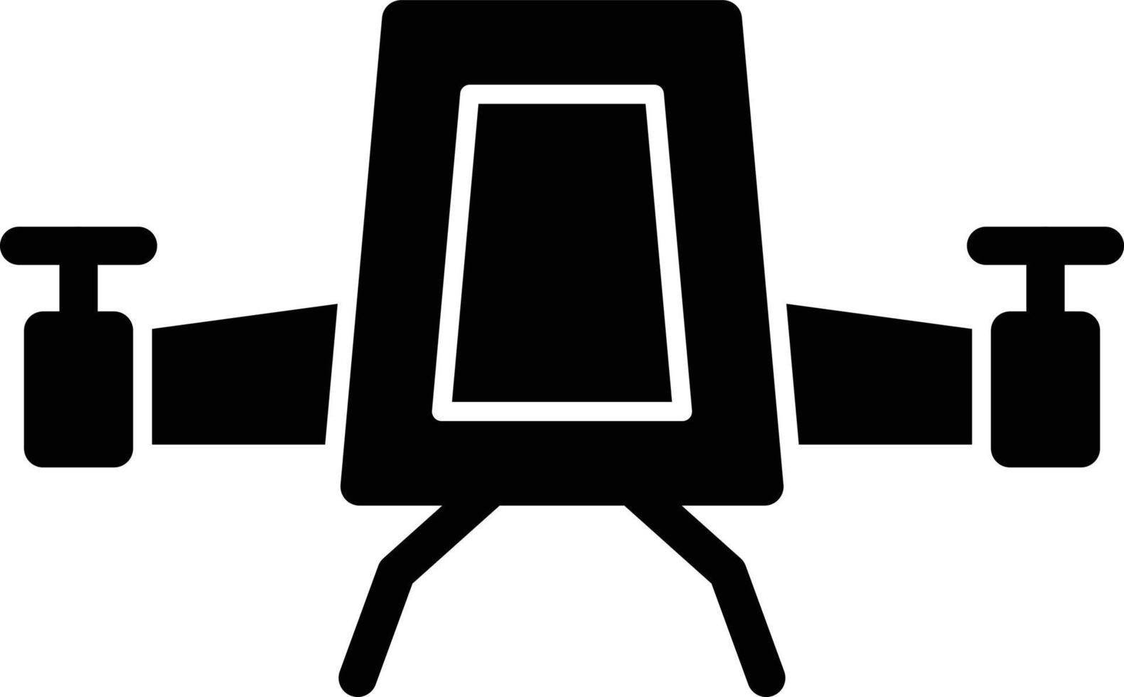 Air Taxi Glyph Icon vector