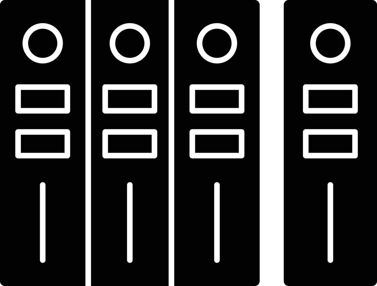 Binder Glyph Icon vector