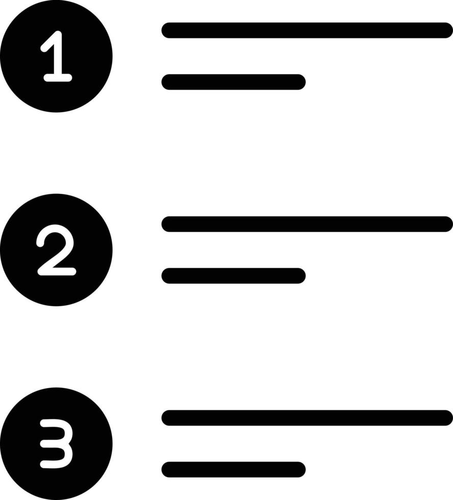 Priority Glyph Icon vector