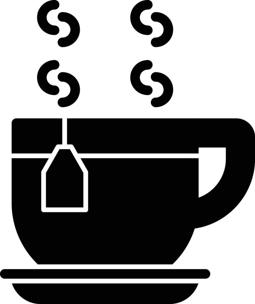 Tea Mug Vector Icon Design