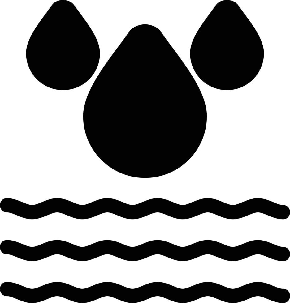 Watering Glyph Icon vector