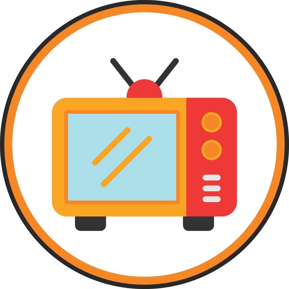 Tv Screen Vector Icon Design