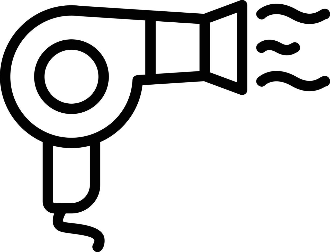 Hair Dryer Vector Icon Design