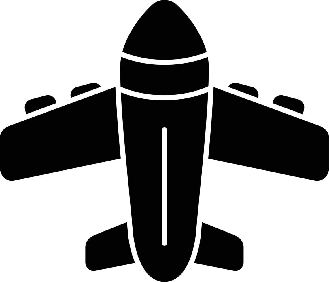 diseño de icono de vector de avión