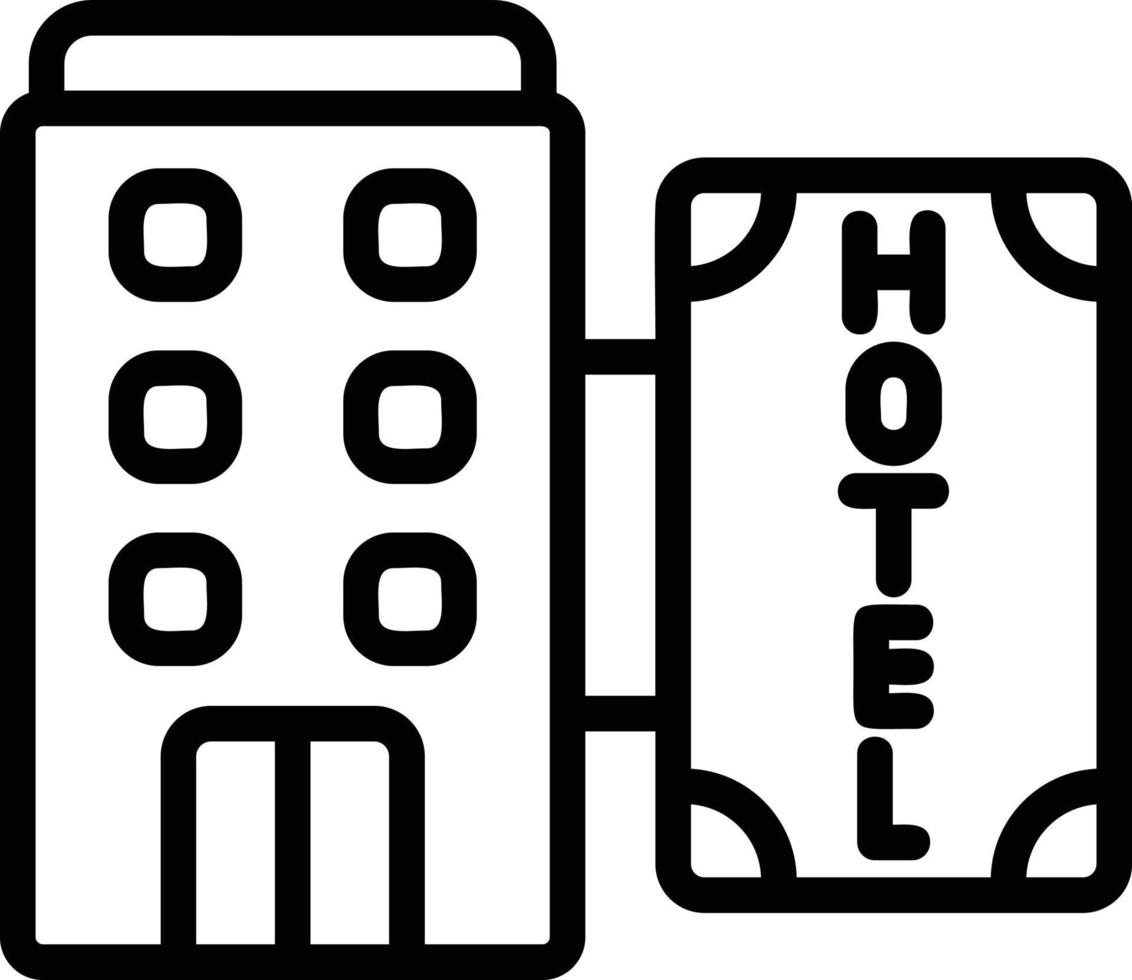 Hotel Vector Icon Design