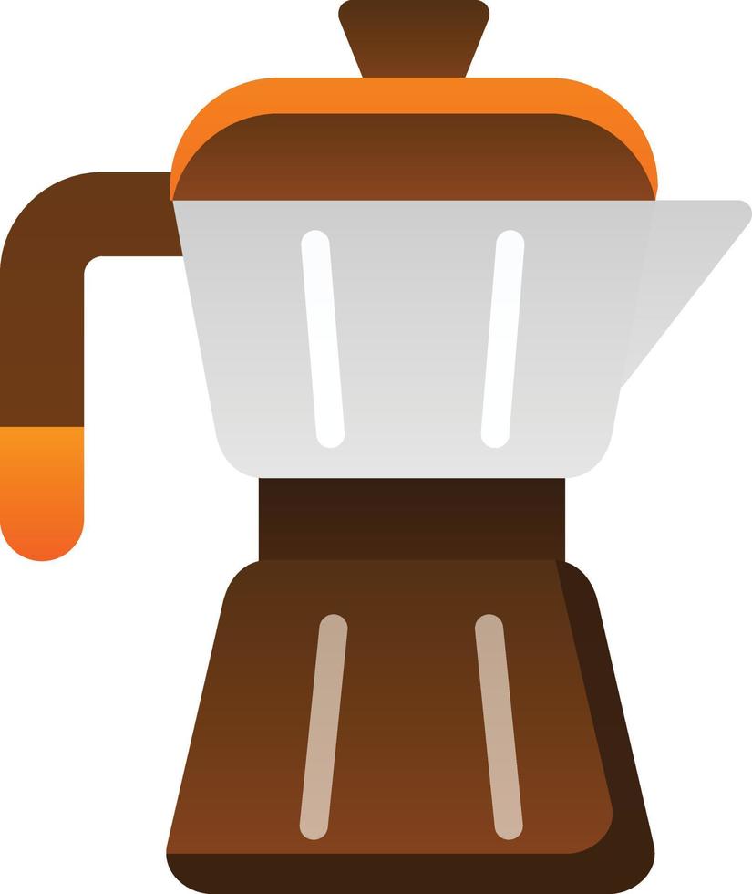 Coffee Pot Vector Icon Design