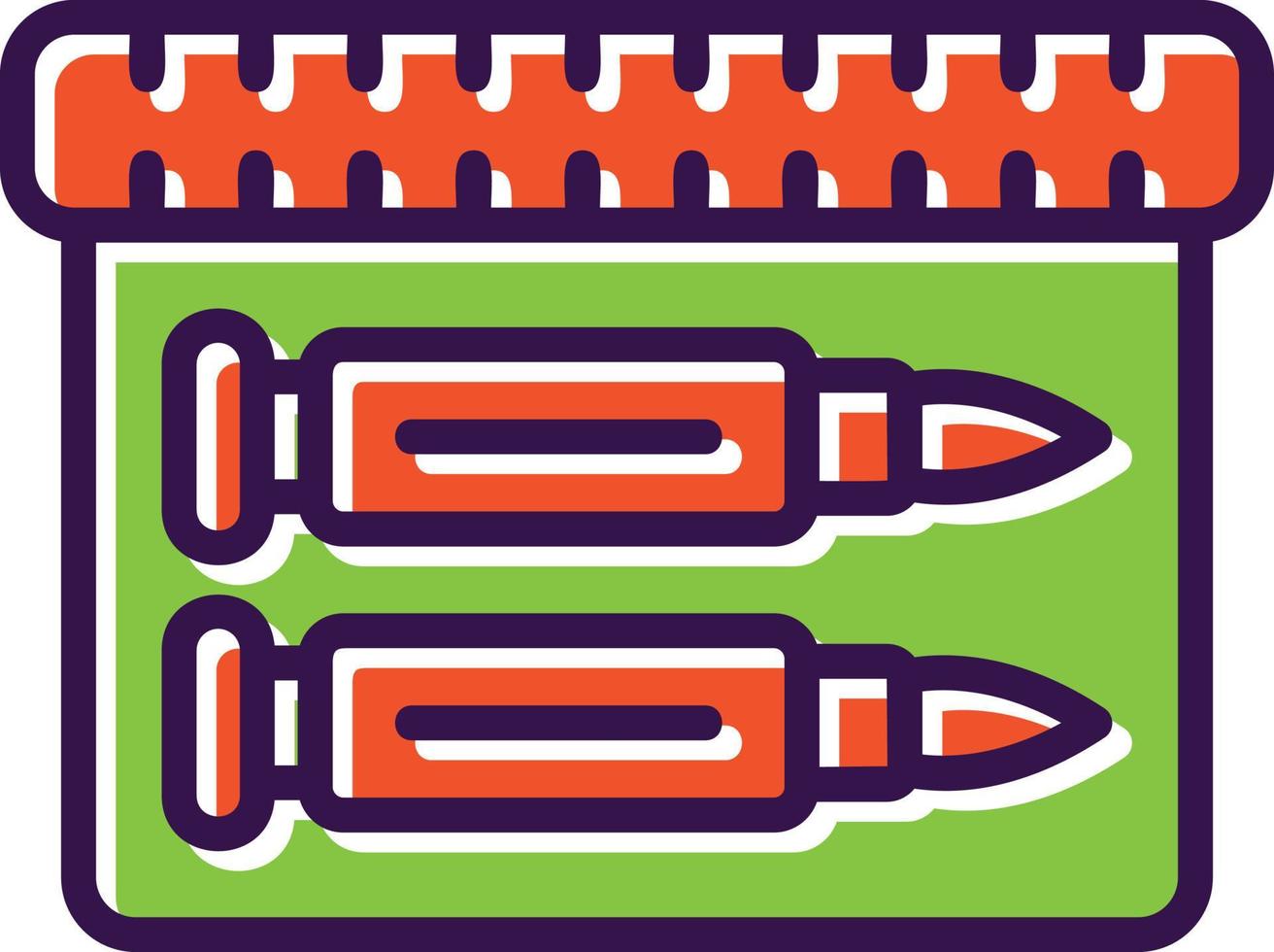 Ammunition Filled Icon vector
