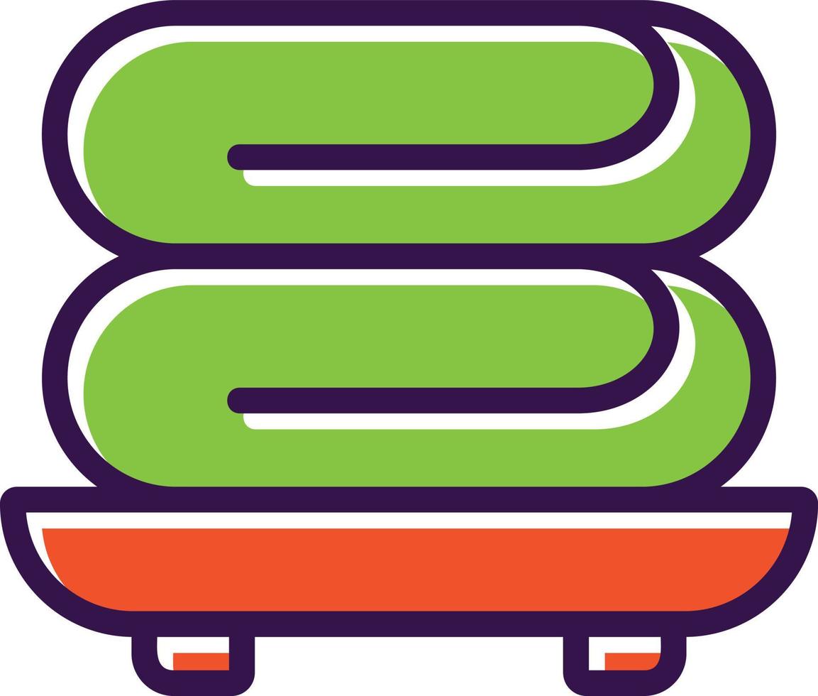 Towel Vector Icon Design