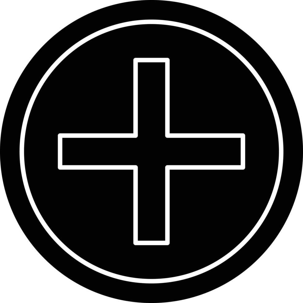 Add Glyph Icon vector
