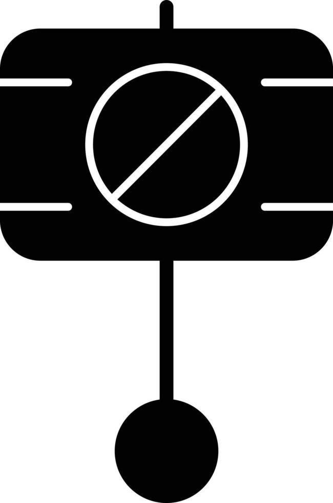 Movement Glyph Icon vector