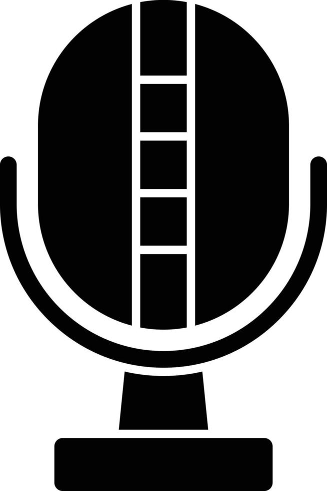 Microphone Glyph Icon vector