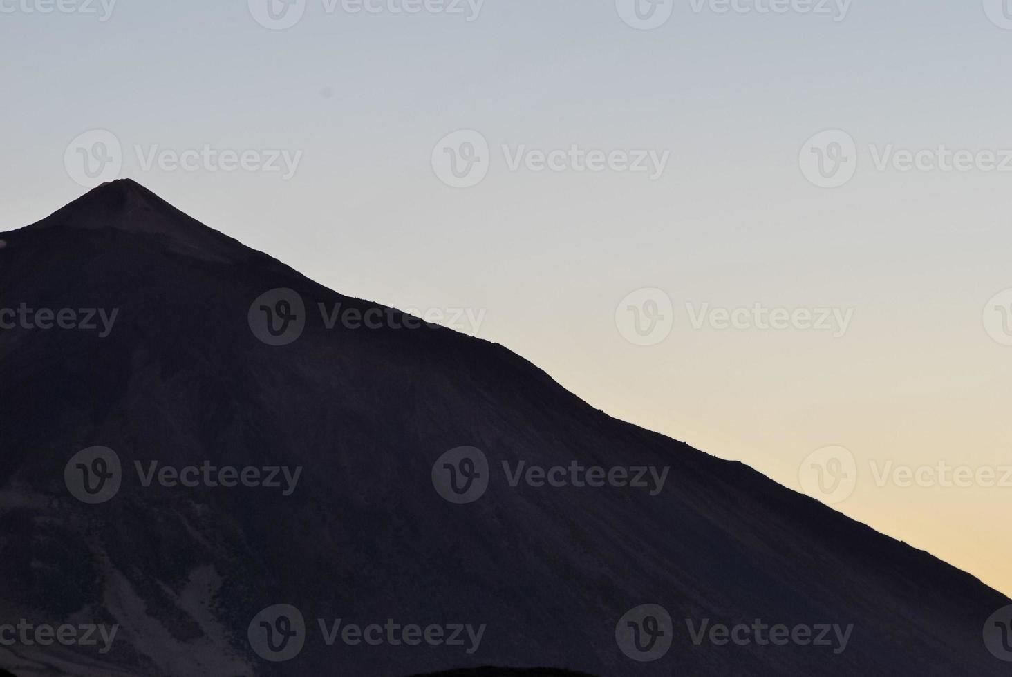 Sand dune silhouette photo