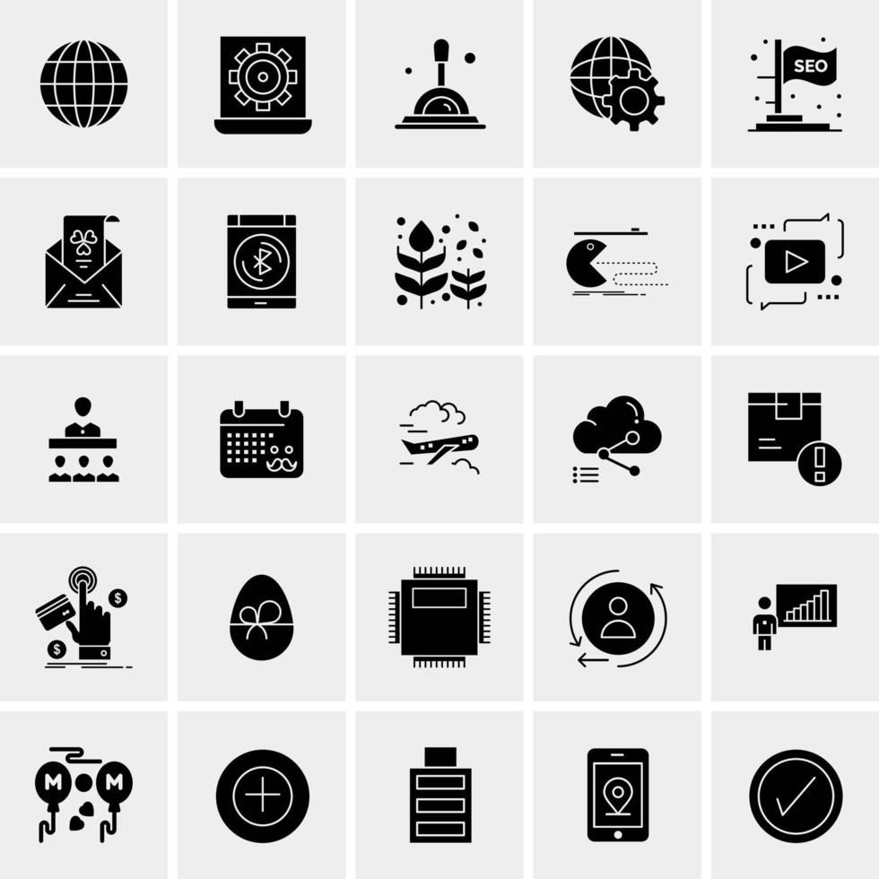 25 Universal Business Icons Vector Creative Icon Illustration to use in web and Mobile Related project