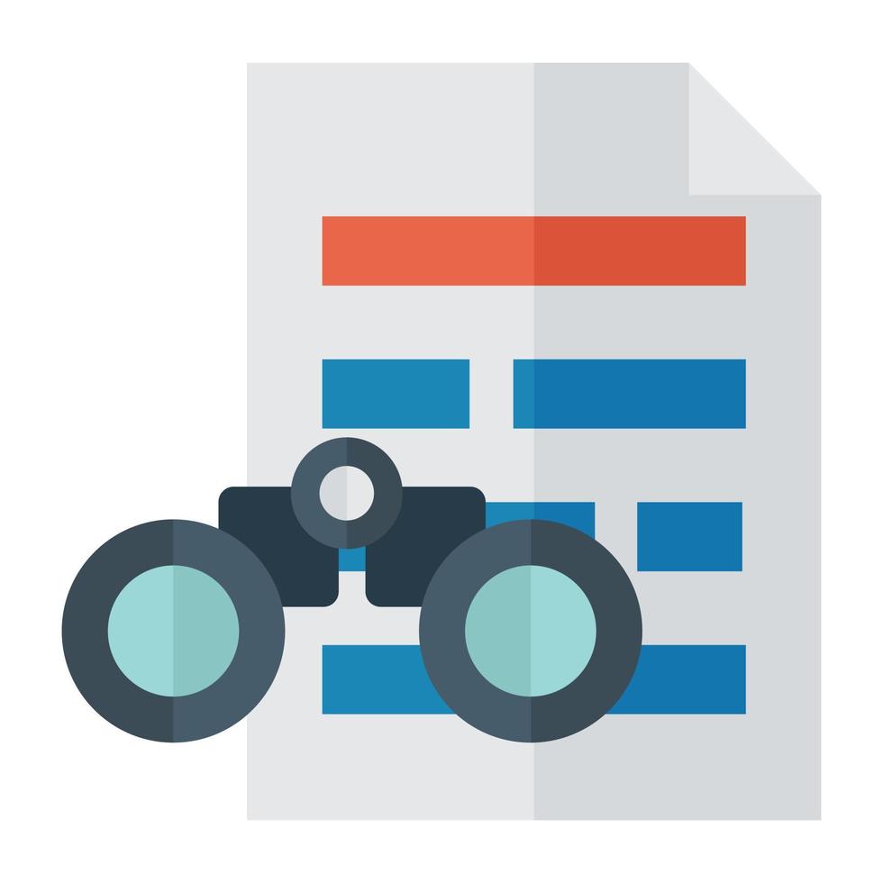 Trendy Project Monitoring vector