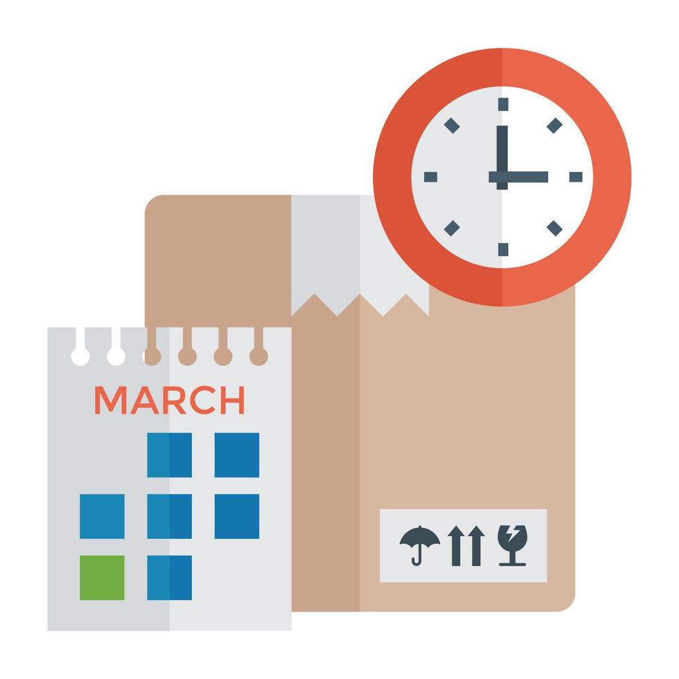 On Time Delivery vector