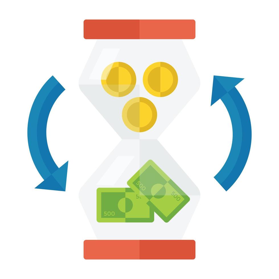 Trendy Money Conversion vector