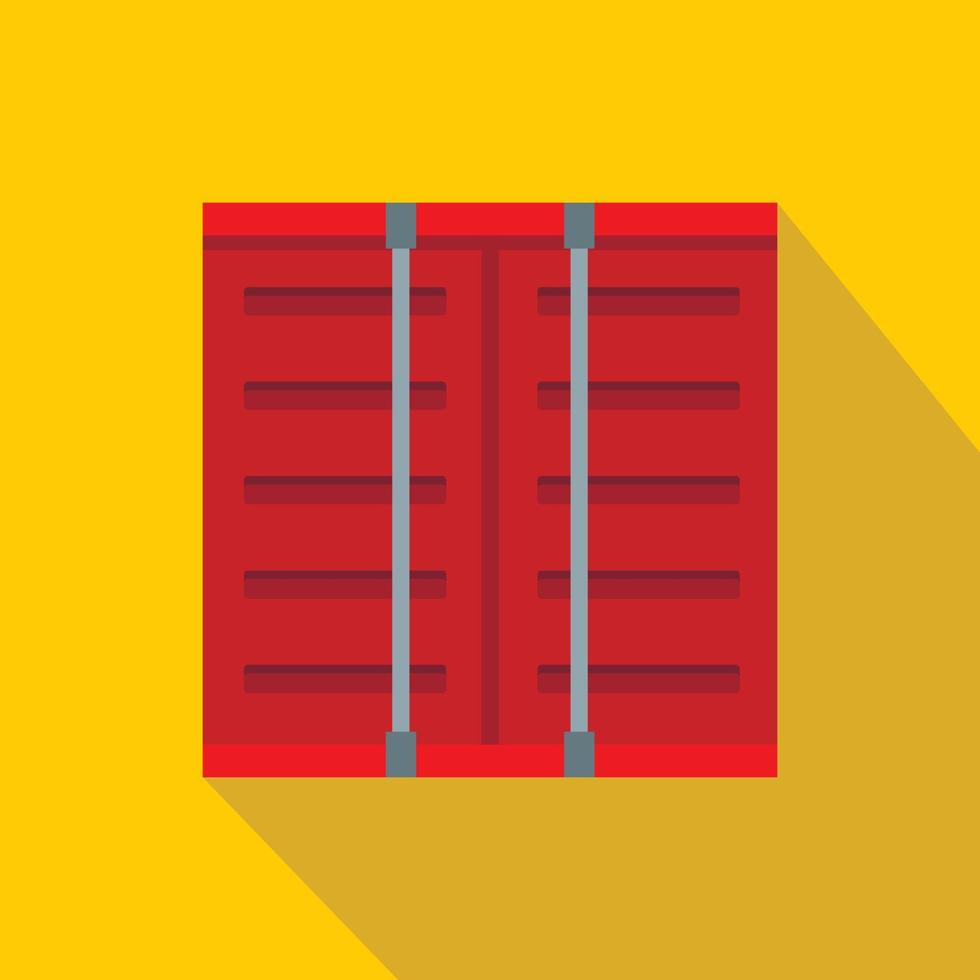 Jalousie icon, flat style vector