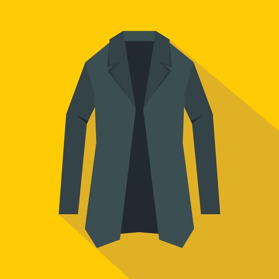 Jacket icon, flat style vector