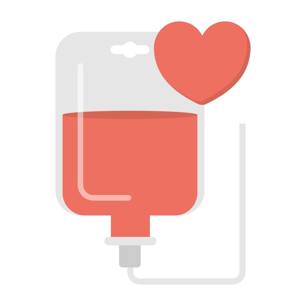 Trendy Blood Donation vector