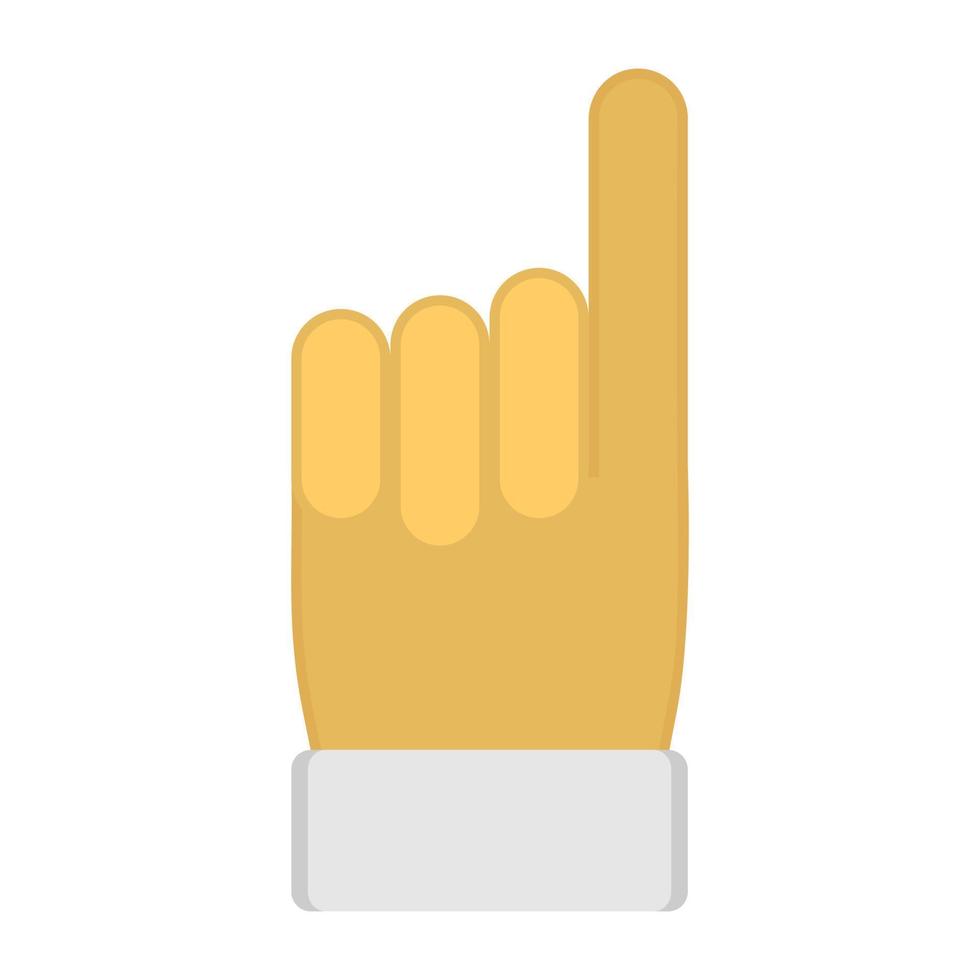 Trendy Hand Signal vector