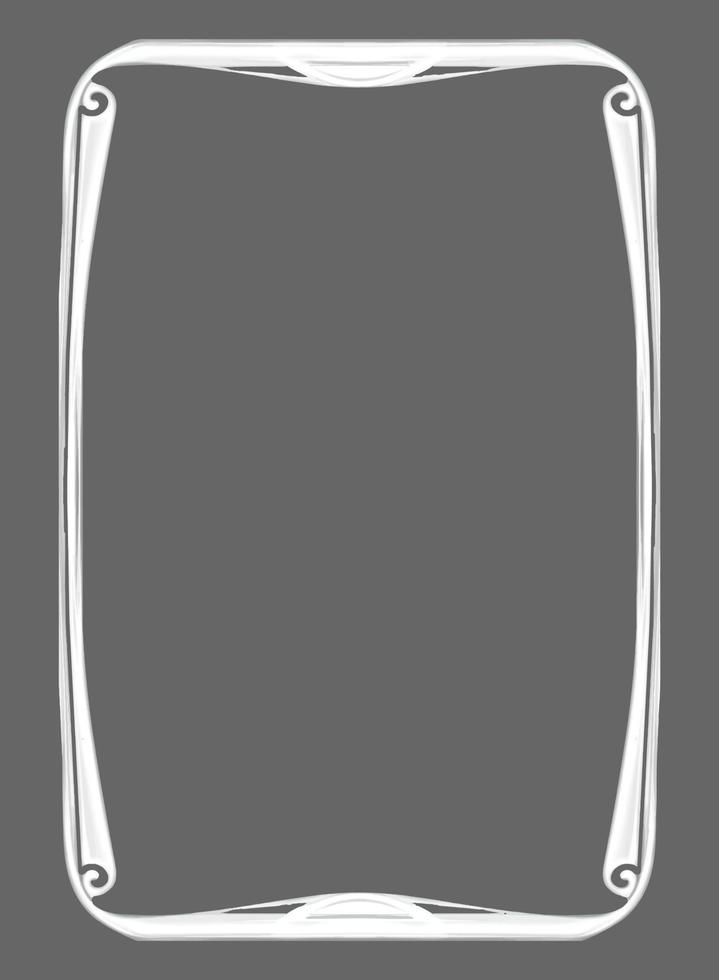 Brilliant glass vertical frame vector