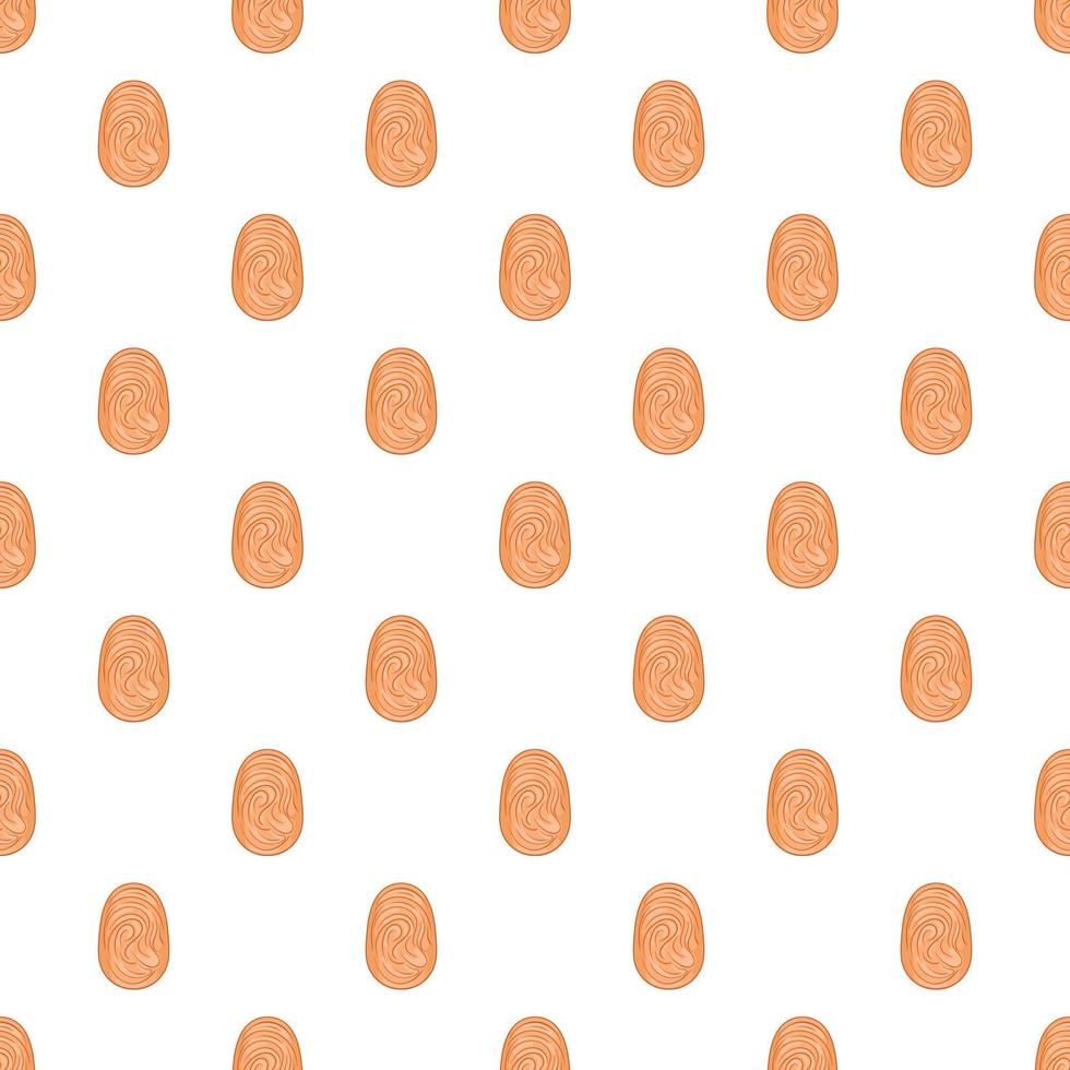 Fingerprint pattern, cartoon style vector