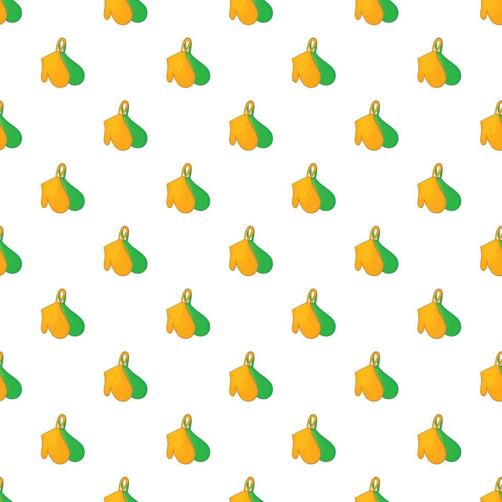 Potholders pattern, cartoon style vector
