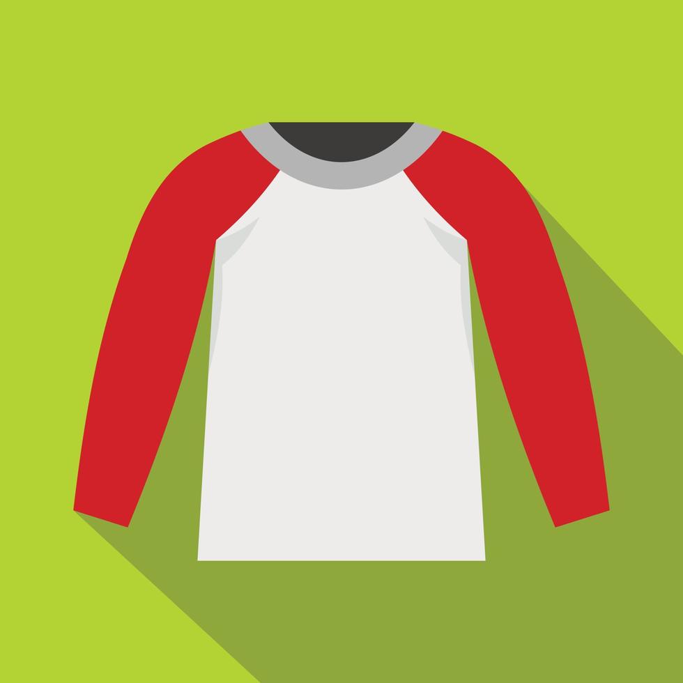 icono de chaqueta deportiva, estilo plano vector