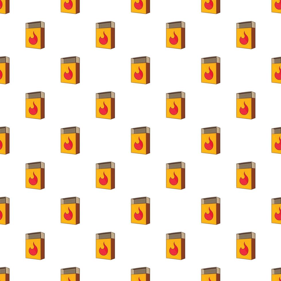 Box matches pattern, cartoon style vector
