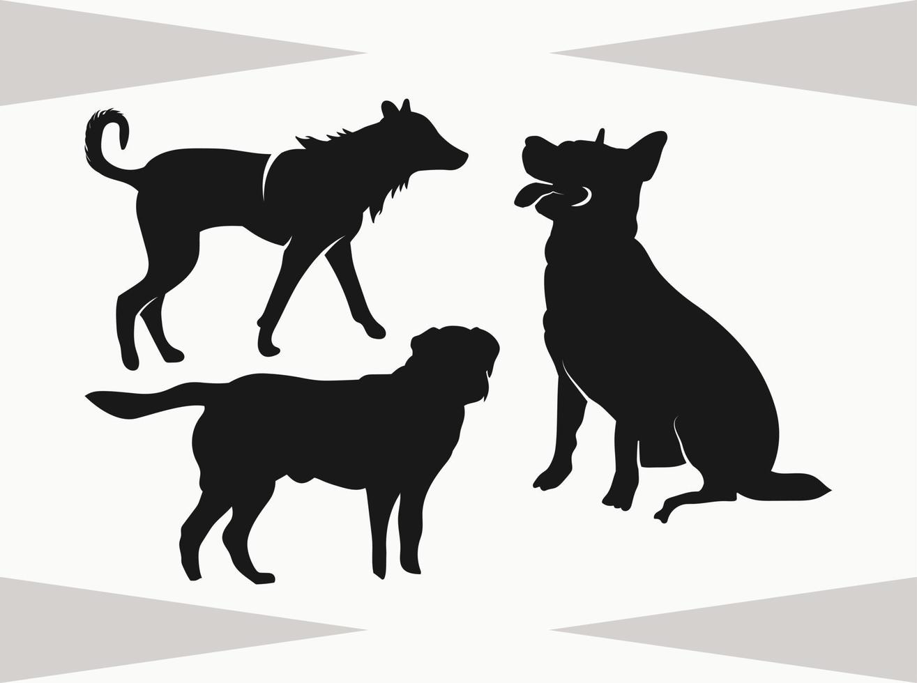 Dog Silhouette, Dog, Dog EPS File vector