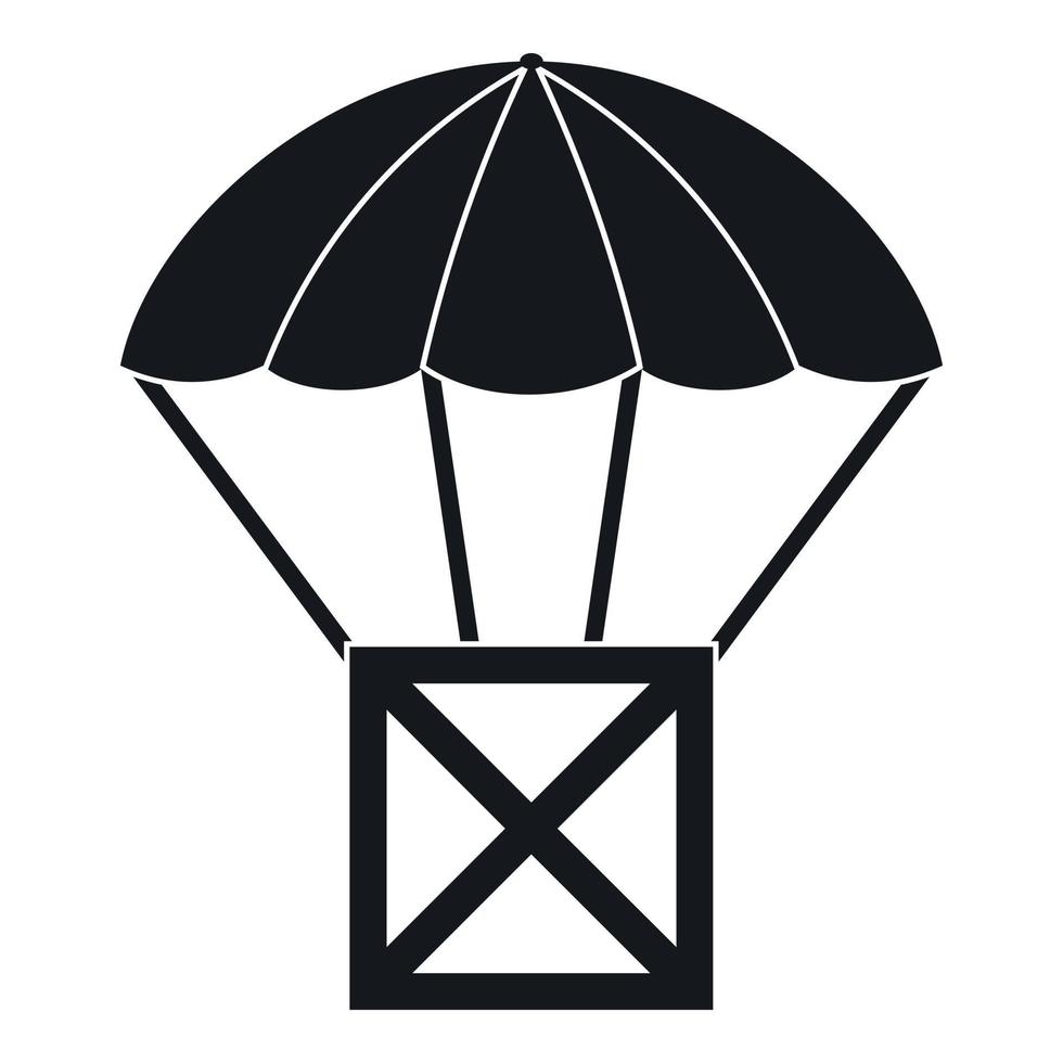 Balloon icon, simple style vector